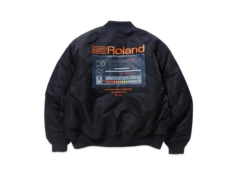 XLARGE x Roland Reversible Military Jacket "Black"