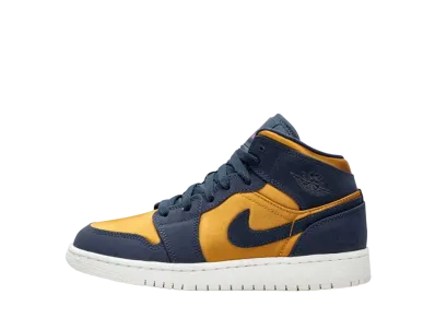 ナイキ GS エアジョーダン1 ミッド "オブシディアン デザート オークル"