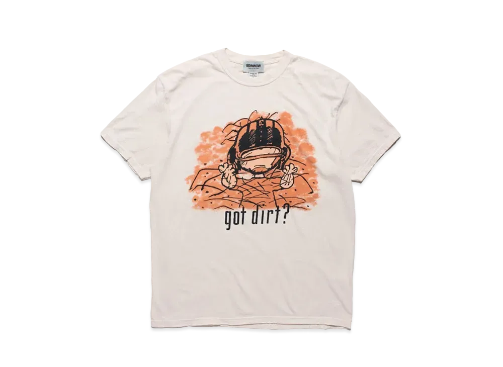 BOW WOW GOT DIRT TEE "O.IVORY"