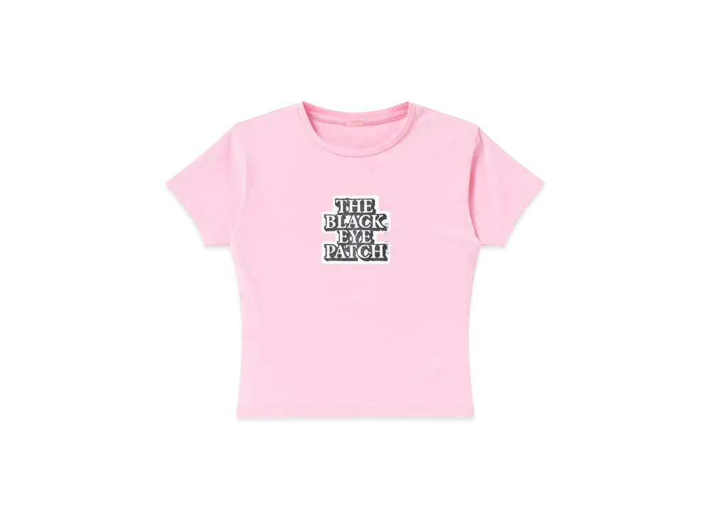 Black Eye Patch OG Baby Tee "Pink"