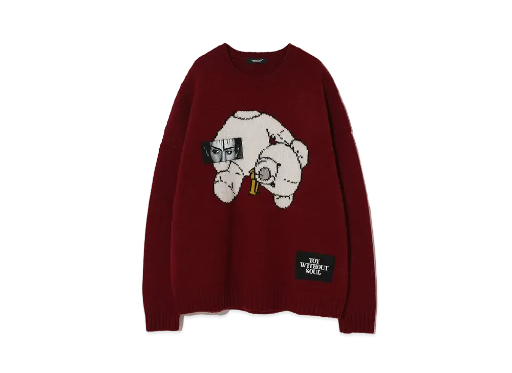 UNDERCOVER Wool Knit Pullover "Bordeaux"