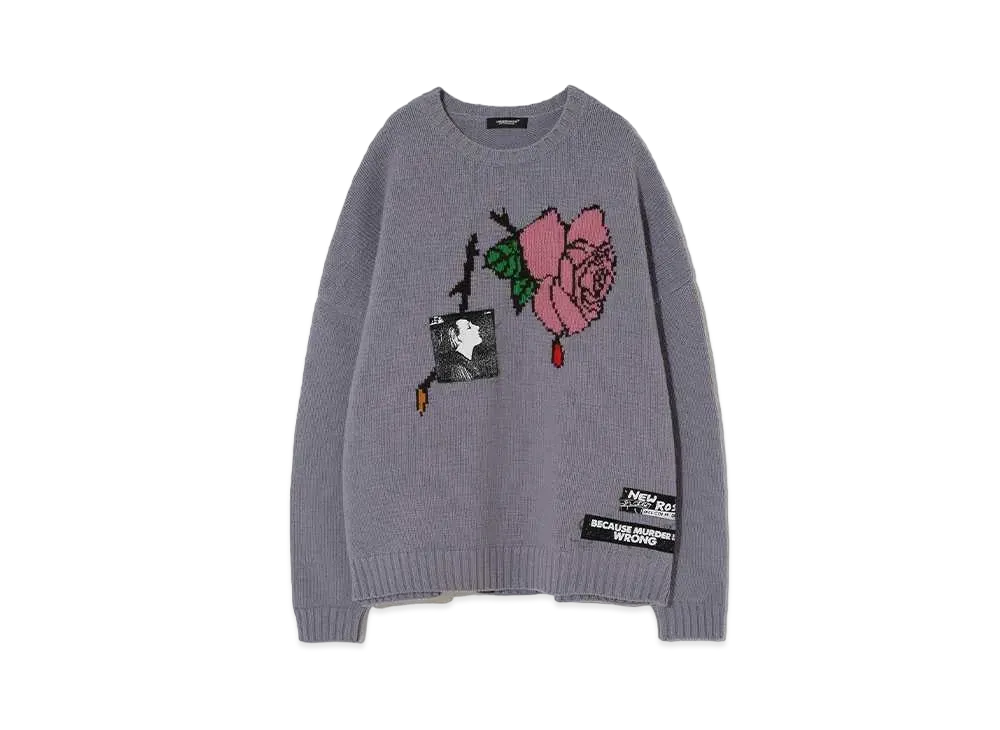 UNDERCOVER Wool Knit Pullover "Lavender"