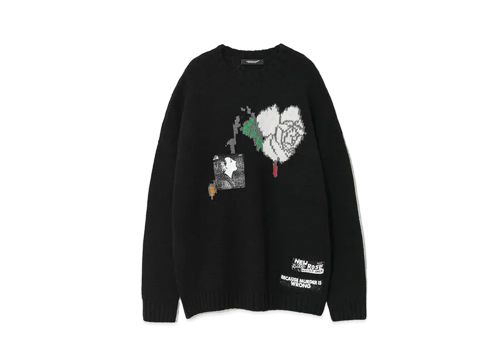UNDERCOVER Wool Knit Pullover "Black"
