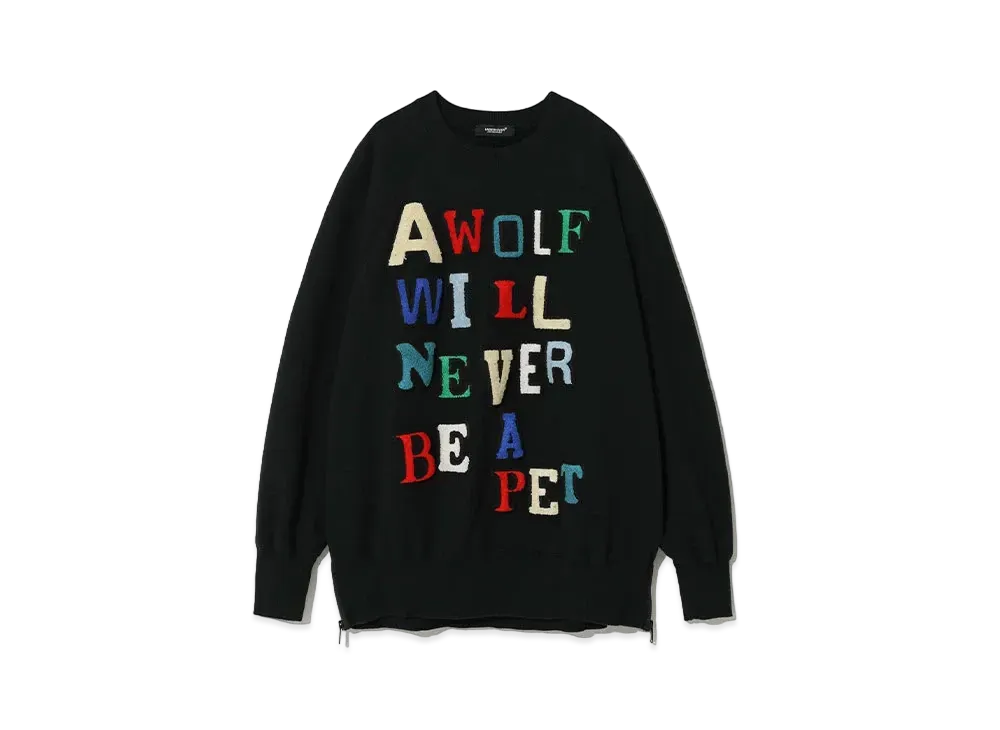 UNDERCOVER Cotton Sweatshirt Pullover "Black"