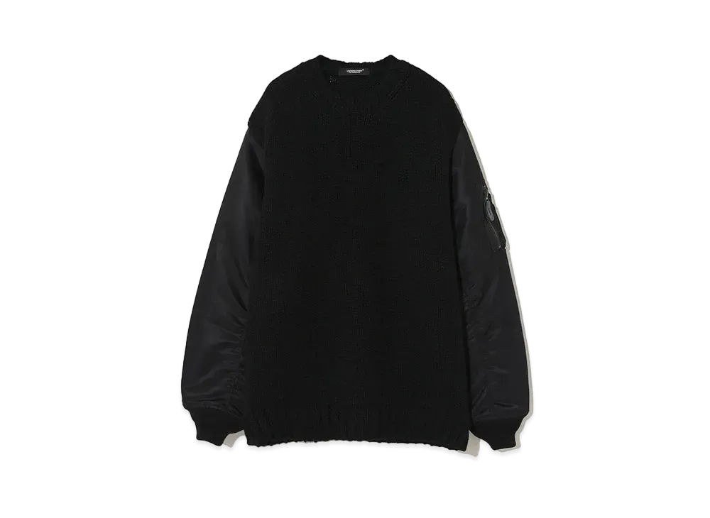 UNDERCOVER Wool Blend Knit Pullover "Black"