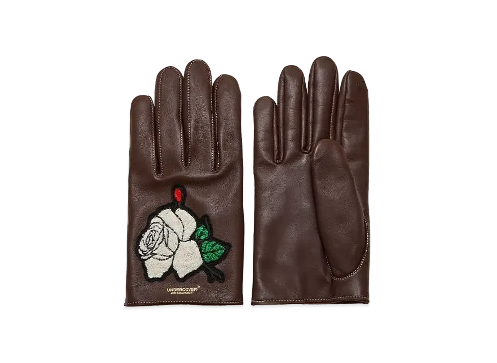 UNDERCOVER Sheepskin Gloves "Brown"