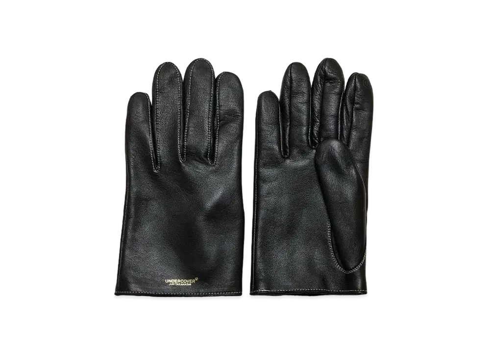 UNDERCOVER Sheepskin Gloves "Black"