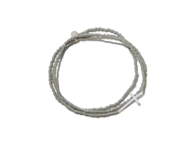 UNDERCOVER Triple Bead Bracelet "Gray"