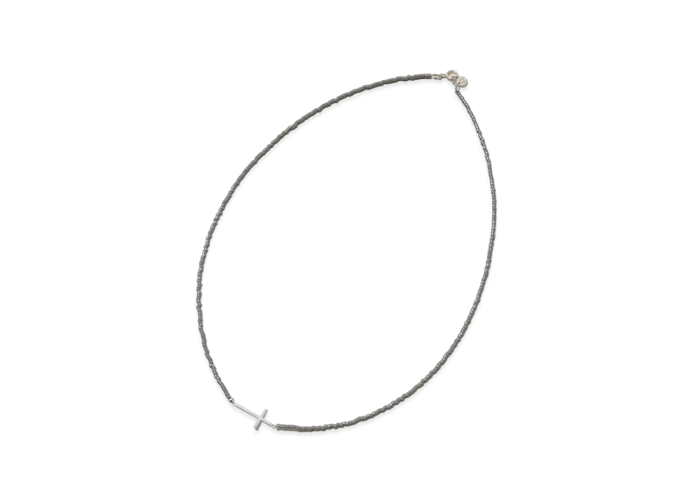 UNDERCOVER Beaded Necklace "Gray"