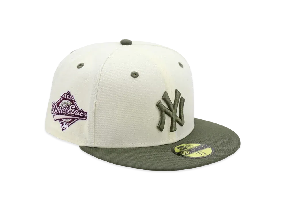 NEW ERA x THE CAP BLUEPRINT 59Fifty "Olive/Rich White"