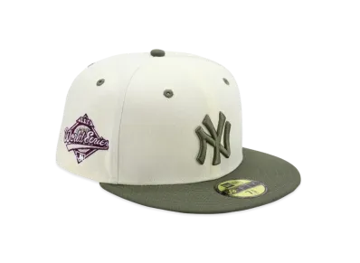 NEW ERA x THE CAP BLUEPRINT 59Fifty "Olive/Rich White"