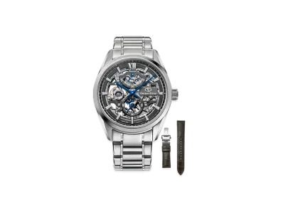 ORIENT STAR Contemporary Collection Skeleton with Real Crocodile Leather Spare Band RK-AZ0102N