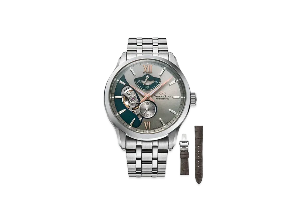 ORIENT STAR Contemporary Collection Layered Skeleton with Leather Replacement Band Limited 1000 (300 in Japan / 700 overseas) RK-AV0B09N