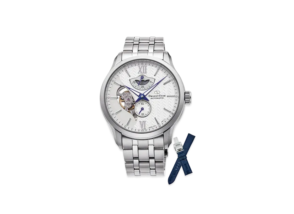 ORIENT STAR Contemporary Collection Layered Skeleton with Leather Replacement Band Prestige Shop Limited RK-AV0B04S