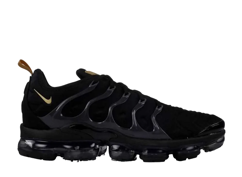 ナイキ エアヴェイパーマックス プラス "ブラック/メタリックゴールド/アンスラサイト"
