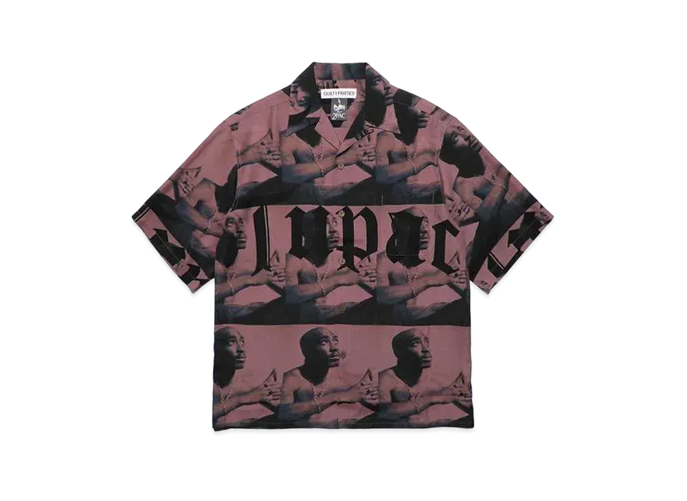 WACKO MARIA x 2PAC / Hawaiian Shirt "Burgundy"