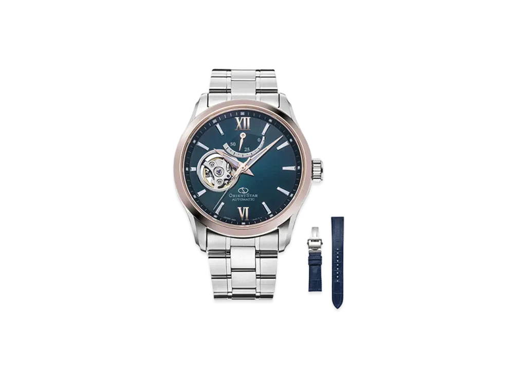 ORIENT STAR Contemporary Collection Semi Skeleton with Leather Replacement Band Prestige Shop 200 Limited RK-AT0016L