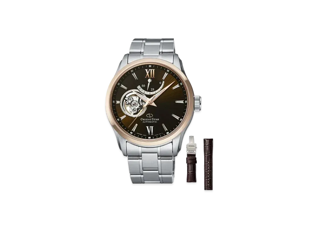 ORIENT STAR Contemporary Collection Semi Skeleton with Spare Band Prestige Shop Limited RK-AT0005Y