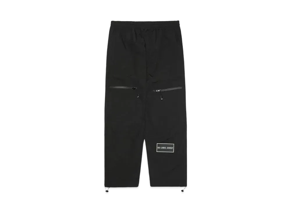 44 LABEL GROUP GREMLIN PANTS POLY TECHNO BLACK "BLACK"