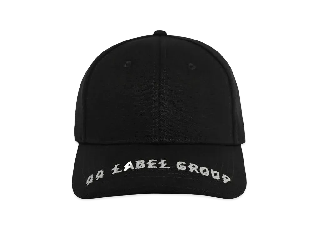 44 LABEL GROUP NEW M CAP COTTON GABARDINE BLACK + 44LG/BLAME CORAL NEON EMB "BLACK"