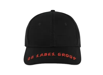 44 LABEL GROUP NEW M CAP TECHNO CANVAS BLACK + BLACK + 44LG/RAVE ICE SAND EMB "BLACK"