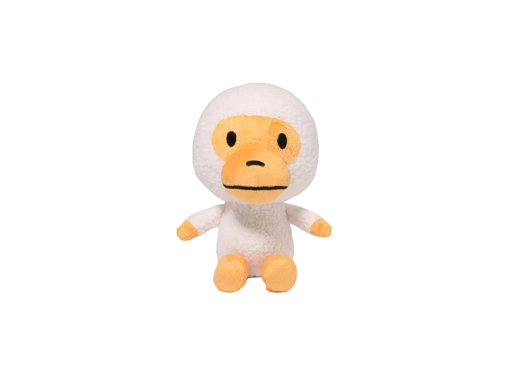 A BATHING APE Baby Milo Plush Doll "White"