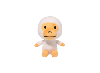 A BATHING APE Baby Milo Plush Doll "White"