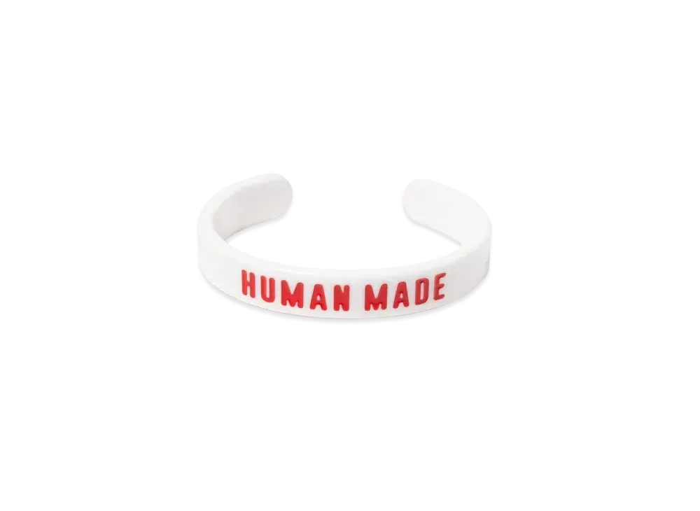 Pair of Off-White Acrylic Bangles HUMAN MADE ACRYLIC BANGLE #1