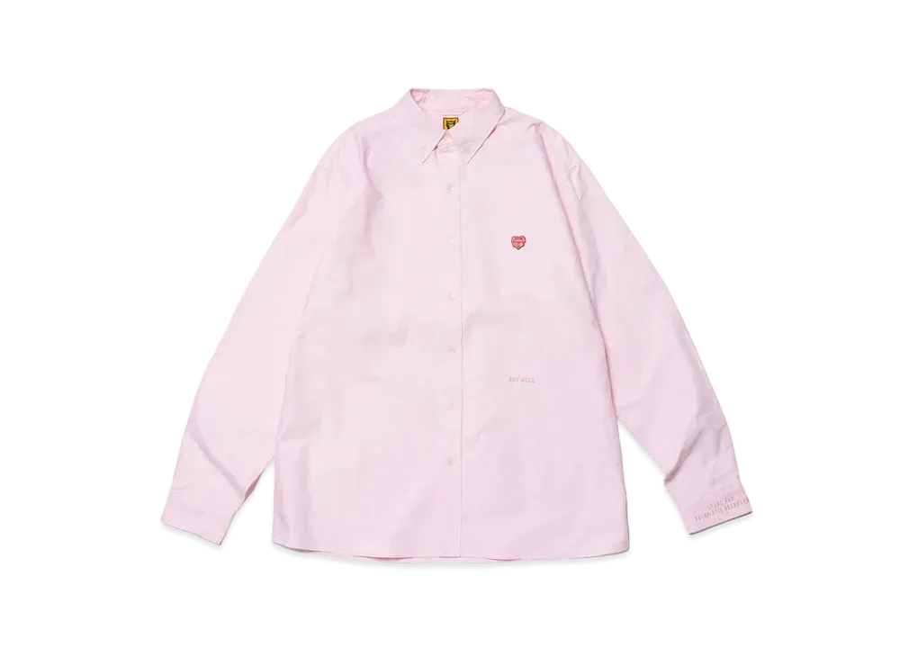 HUMAN MADE Oxford B.D L/S Shirt "Pink"
