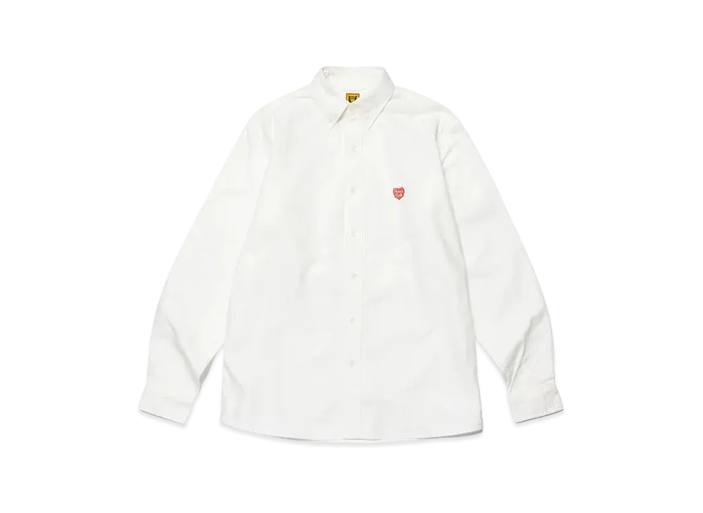 HUMAN MADE Oxford B.D L/S Shirt "White"