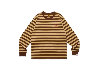 HUMAN MADE Striped L/S T-Shirt "Brown"