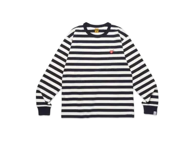 HUMAN MADE Striped L/S T-Shirt "Navy"