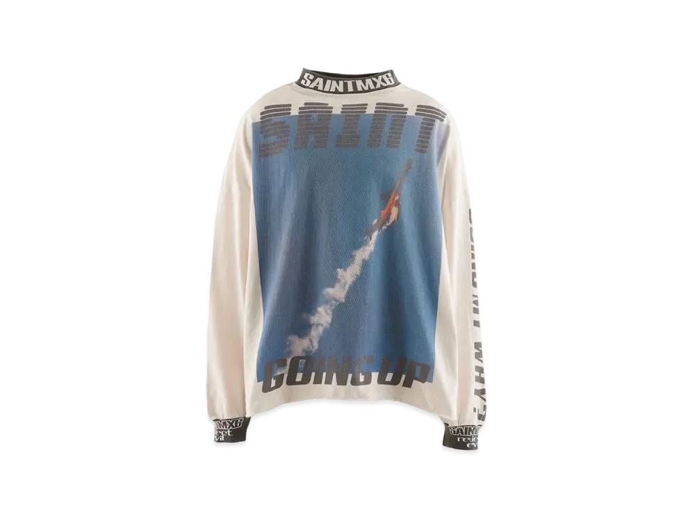 SAINT Mxxxxxx 23AW Going LS Tee "White"