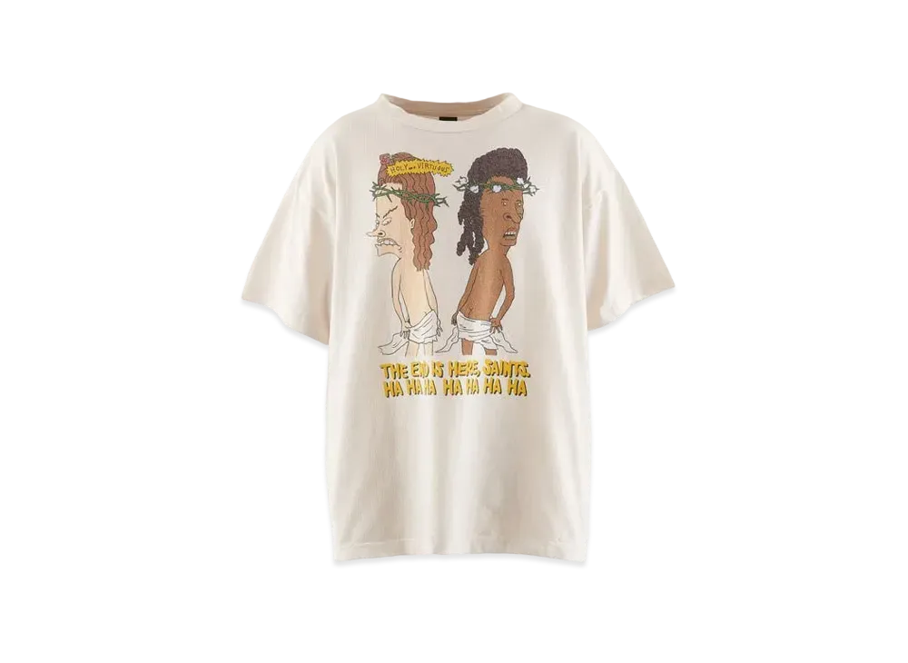 SAINT Mxxxxxx 23AW Denimtears HLY&VIRTS Tee "White"