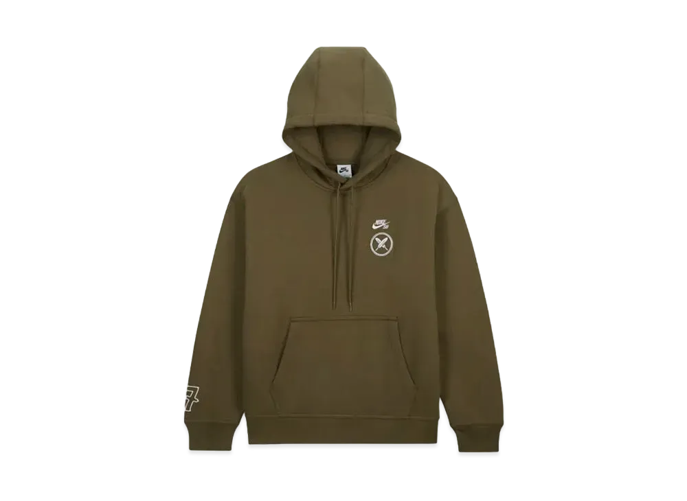 Nike SB x Yuto Horigome Skateboard Fleece Pullover Parka "Olive"