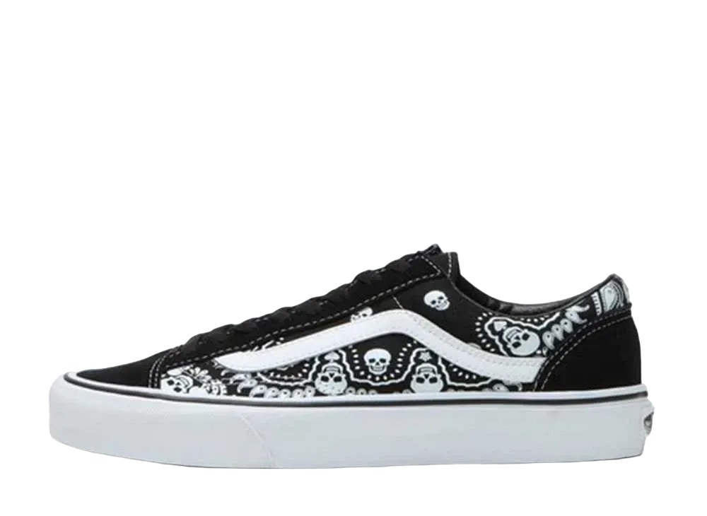 バンズ スタイル36 バンダナ "ブラック/トゥルーホワイト"