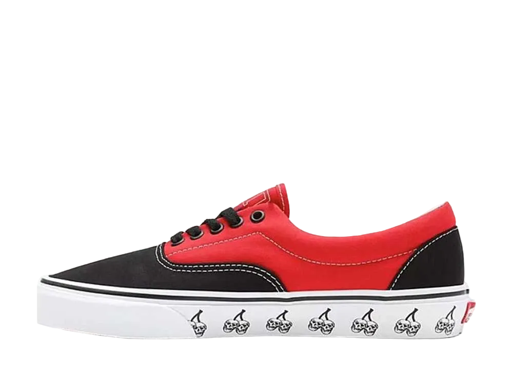 Vans Era "Black/High Risk Red"