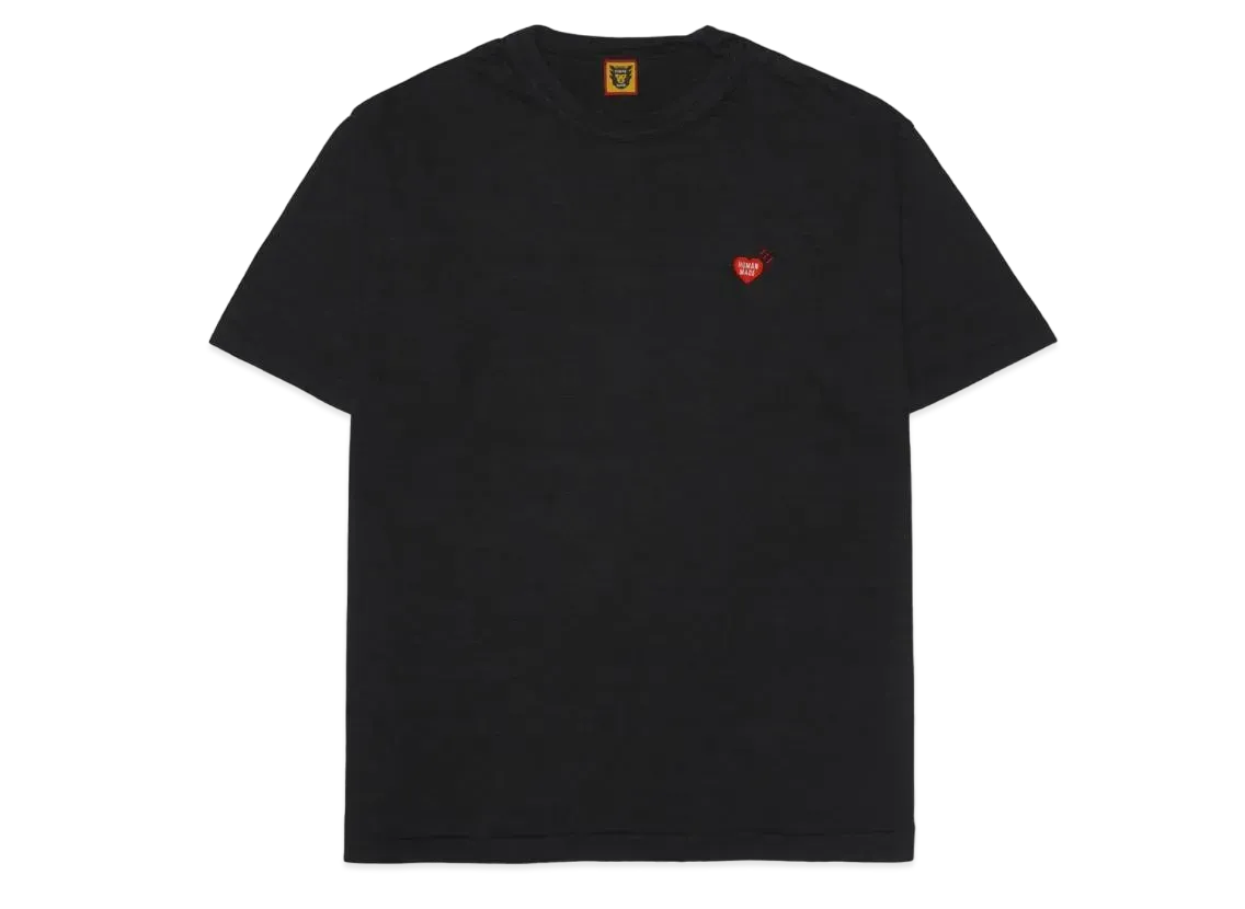 HUMAN MADE HEART BADGE T-SHIRT "Black"