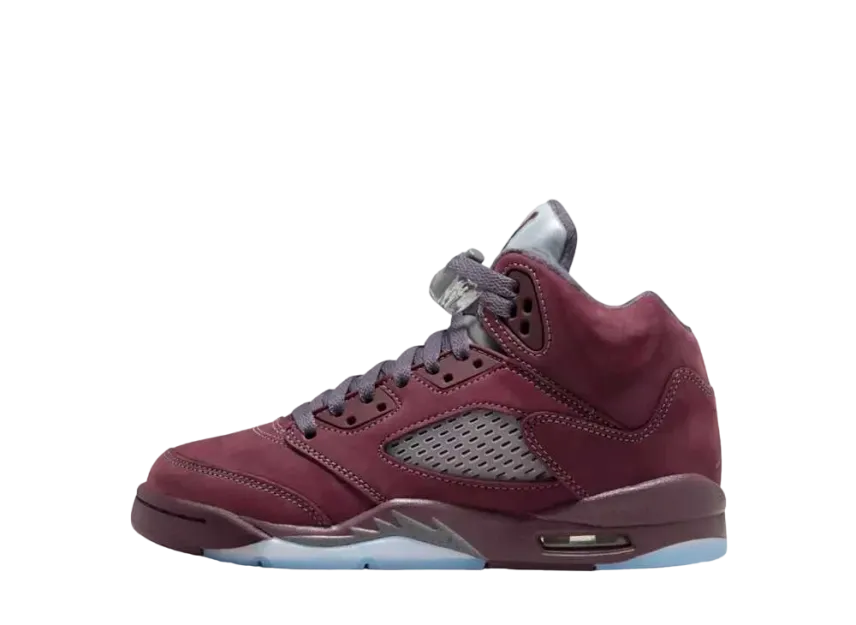 ナイキ GS エアジョーダン5 レトロ SE "バーガンディ"