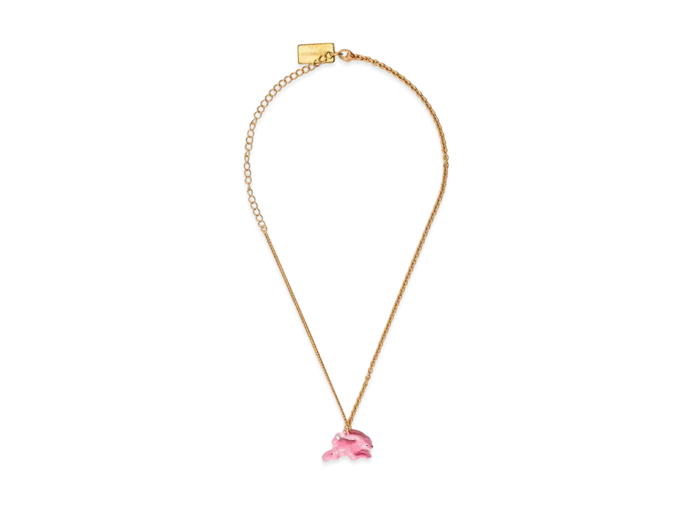 マルニ ラビット ペンダント ネックレス "フクシア" COMV0359A0M200000C57