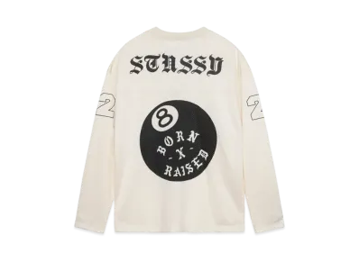 Stussy Born x Raised Cookies & Cream Football Jersey "Cream"