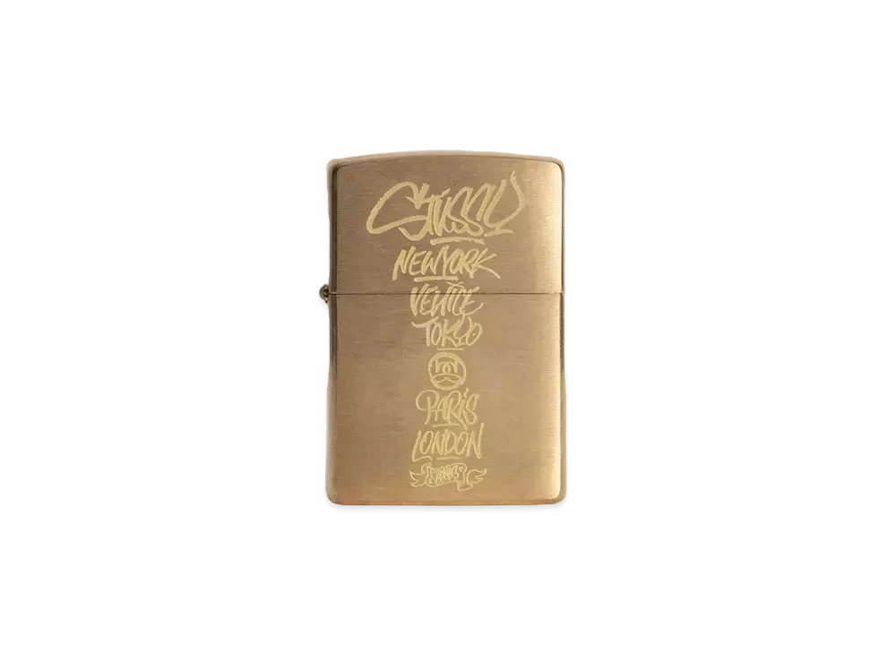 Stussy Born x Raised Zippo Lighter "Brass"