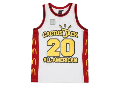 Travis Scott Cactus Jack x McDonald's Cactus Jack All American Jersey "White"