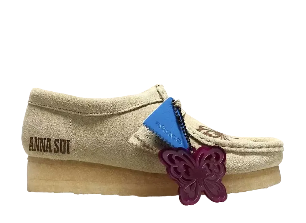 ANNA SUI × atmos × Clarks Wallabee Maple Suede