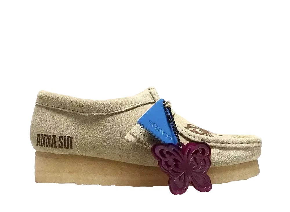 ANNA SUI × atmos × Clarks Women's Wallabee Maple Suede