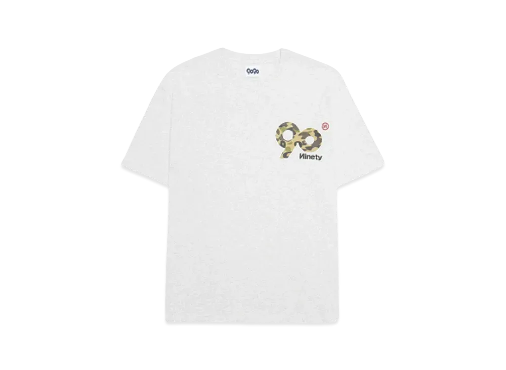 9090 Logo Tee(Camo) "Heather White"