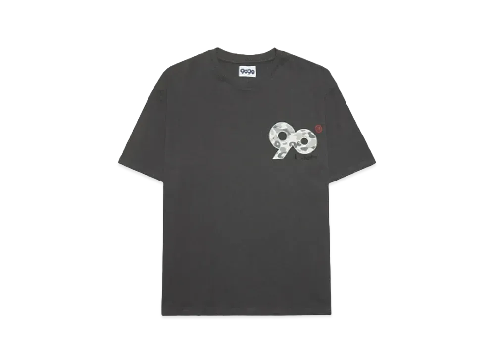9090 Logo Tee(Camo) "Charcoal Black"
