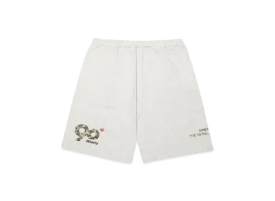 9090 Logo Sweat Half Pants(Camo) "Heather White"