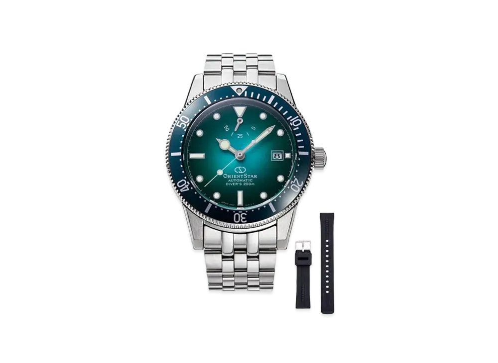 ORIENT STAR Sports Collection Diver 1964 2nd Edition with Silicon Spare Band RK-AU0602E