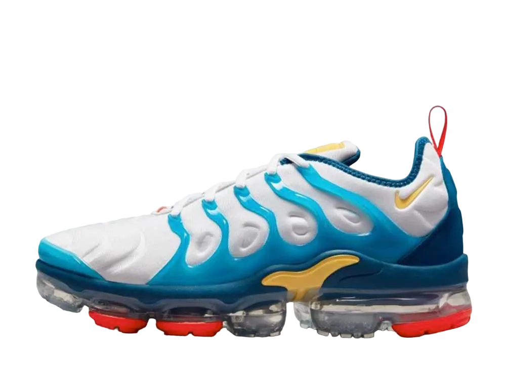 Nike Air Vapormax Plus "White/Citron Pulse/Industrial Blue"